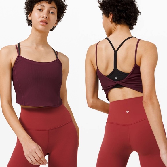 lululemon athletica Tops - Lululemon Daily Lineup Tank Top  Cassis NWT
